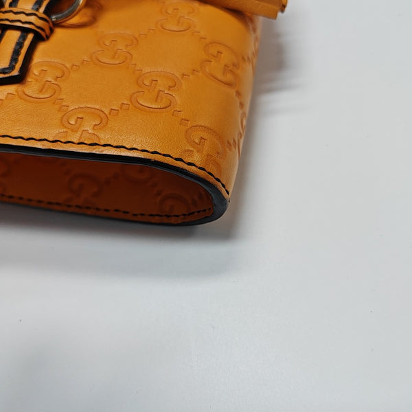 Emily Chain Monogram Calfskin Yellow