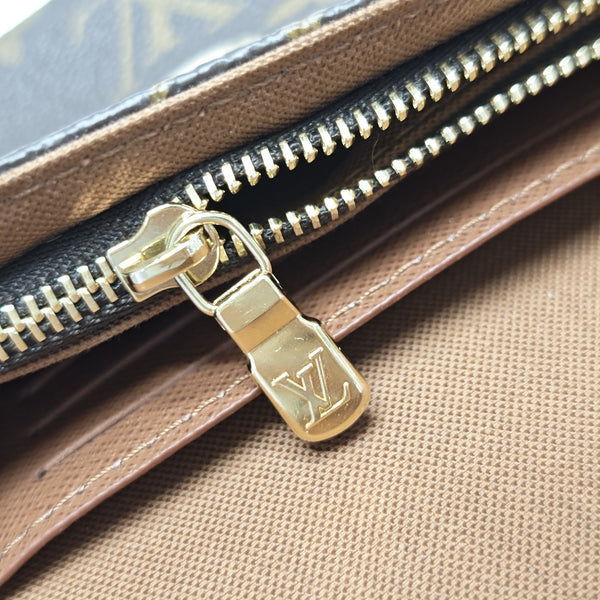 IVY Monogram Coated Canvas Brown