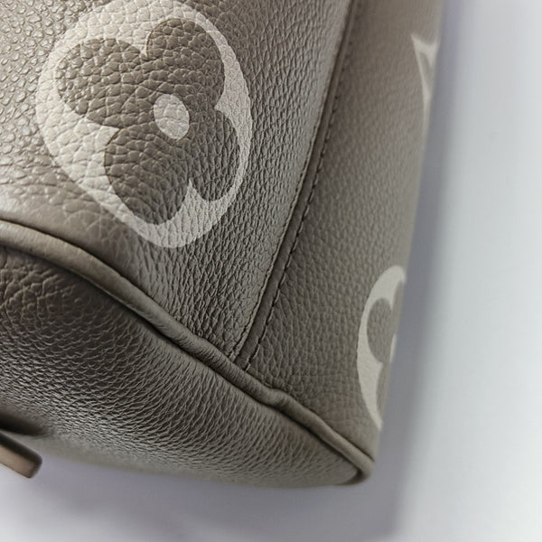 SPEEDY 20 Monogram Calfskin Gray