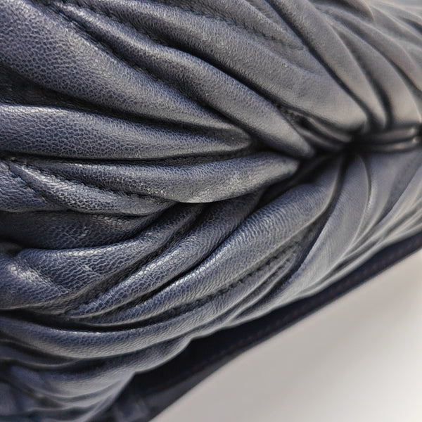 Avenue Quilted Lambskin Blue