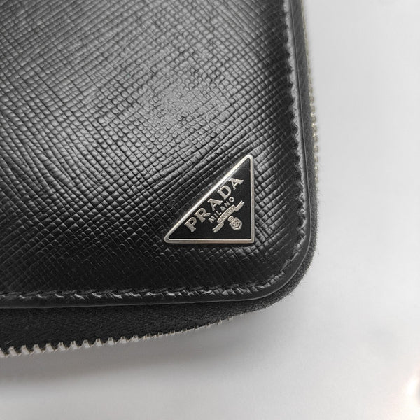 Saffiano Calfskin Wallet Black