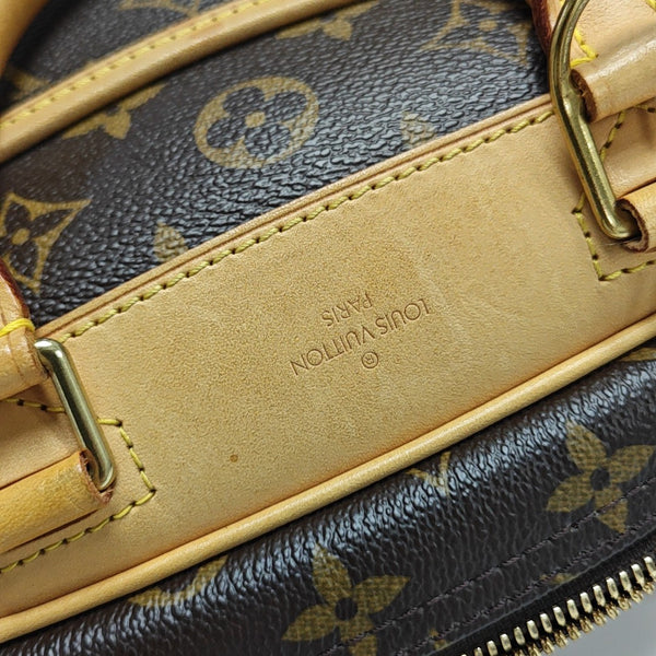 DEAUVILLE Monogram Coated Canvas Brown