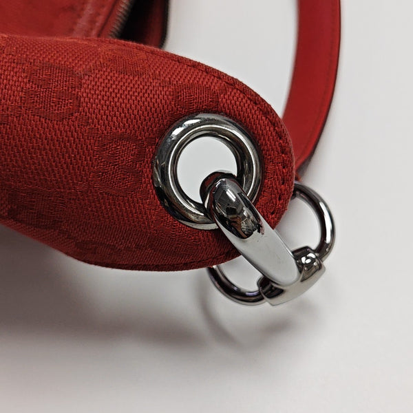 Monogram Canvas Top Handle Bag Red