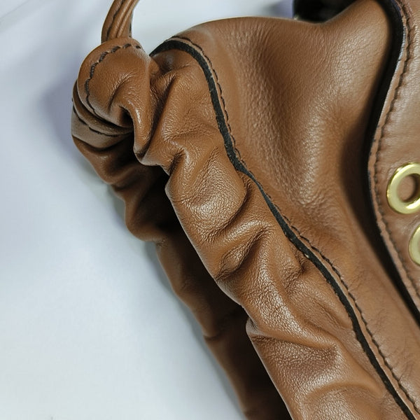 Crush Calfskin Brown