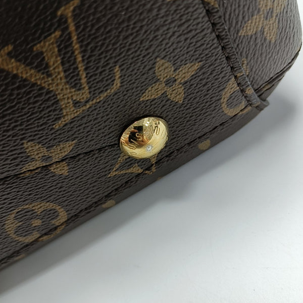MONTAIGNE BB Monogram Coated Canvas Brown