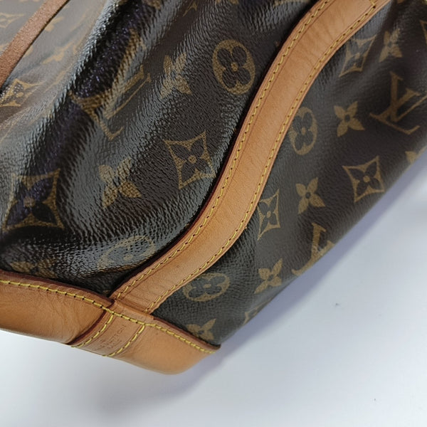 NOÉ BB Monogram Coated Canvas Brown