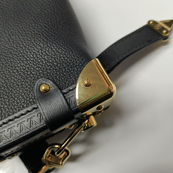 SIDE TRUNK PM Calfskin Black