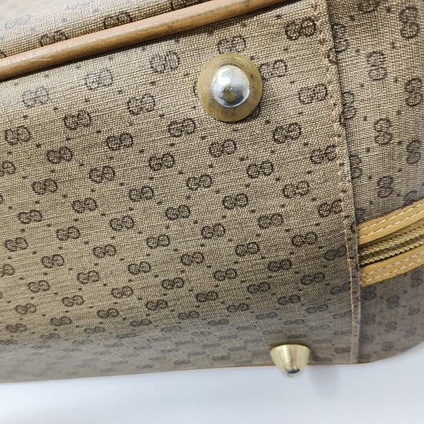 Monogram Coated Canvas Shoulder Bag Brown