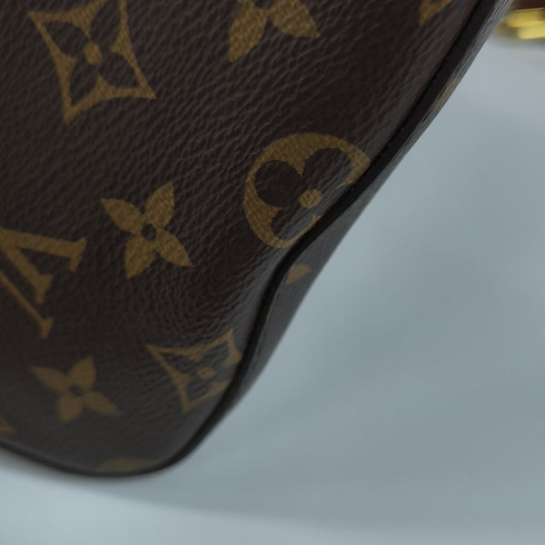 NÉONOÉ MM Monogram Coated Canvas Brown