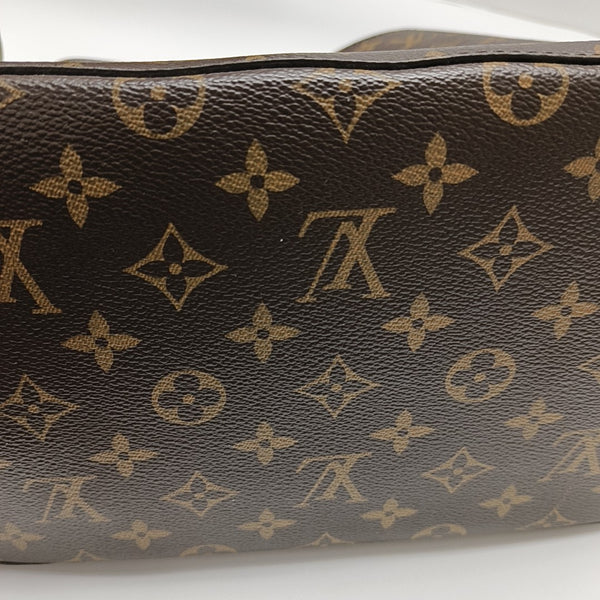 NÉONOÉ MM Monogram Coated Canvas Brown
