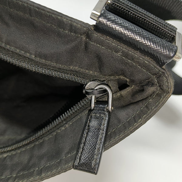 Nylon Shoulder Bag Black