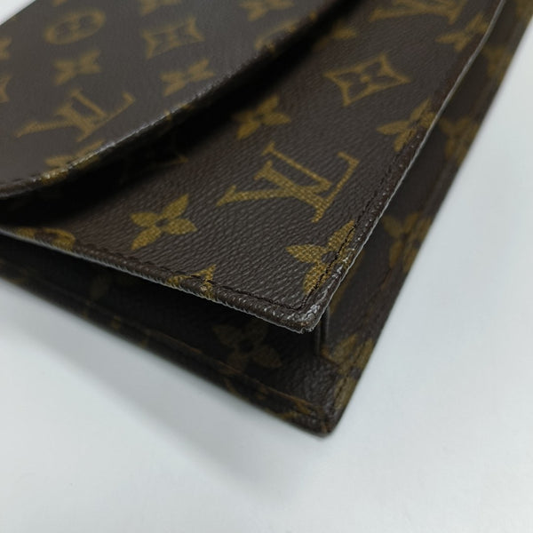 POCHETTE RABAT Monogram Coated Canvas Brown