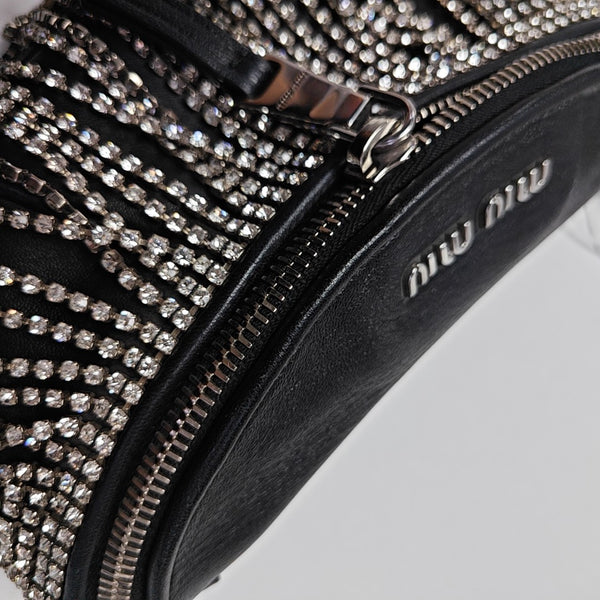 Fringed Lambskin Black