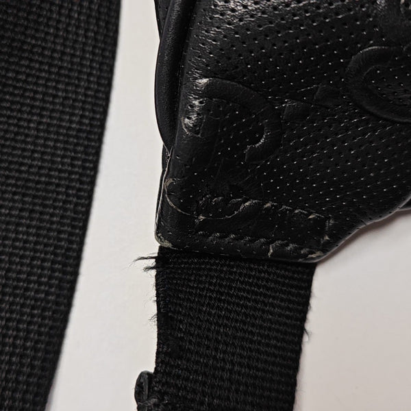 Monogram Calfskin Belt Bag Black