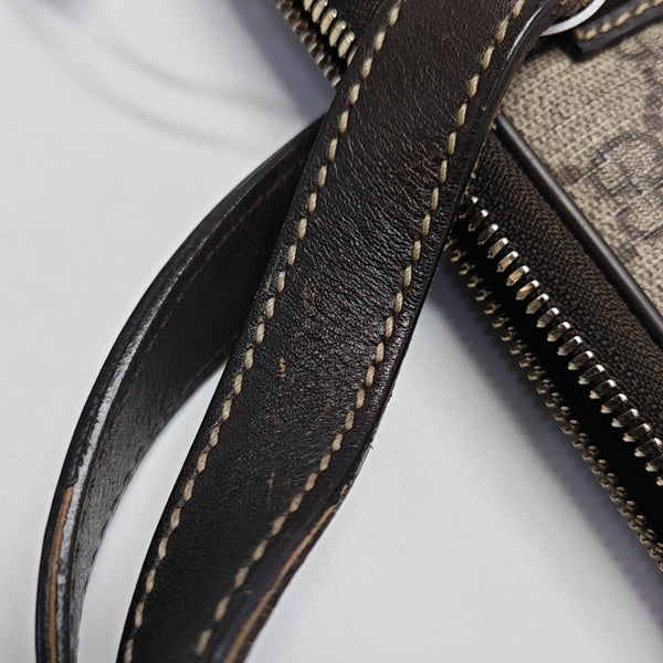 Duffle Monogram Coated Canvas Brown