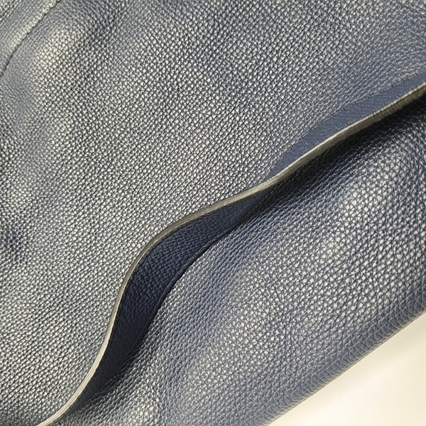 Calfskin Shoulder Bag Blue
