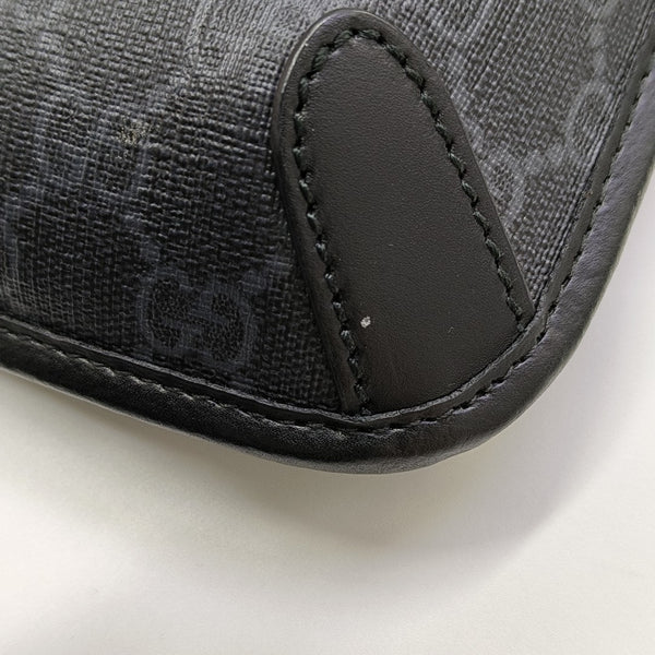 Monogram Coated Canvas Shoulder Bag Gray