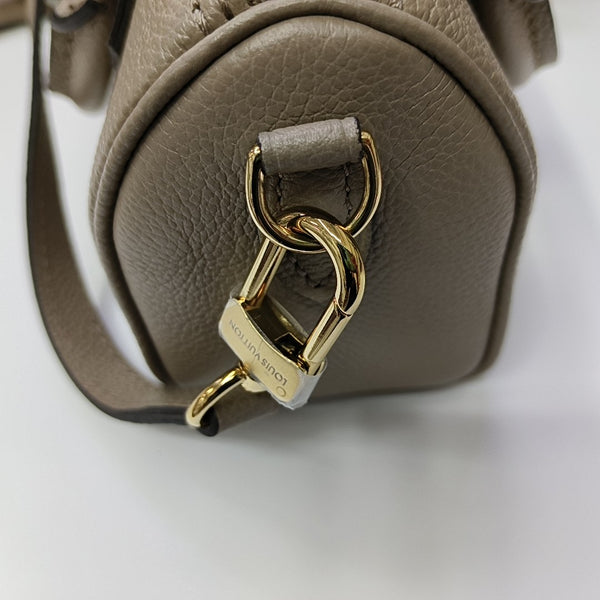 SPEEDY Nano Monogram Calfskin Gray