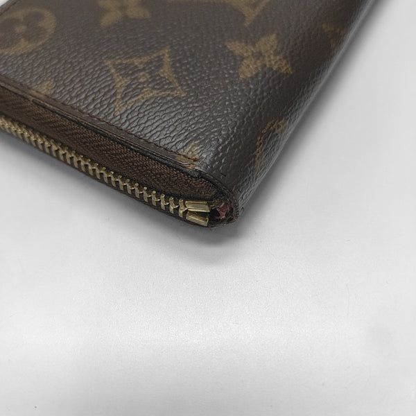 CLÉMENCE Monogram Coated Canvas Brown Wallet