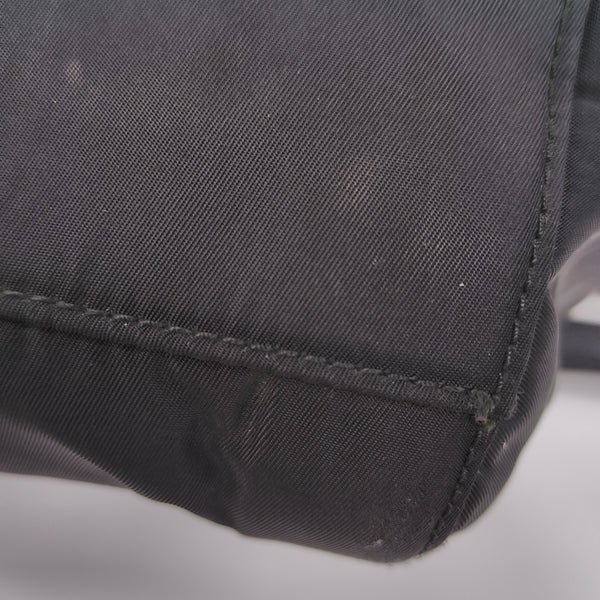 Nylon Shoulder Bag Black