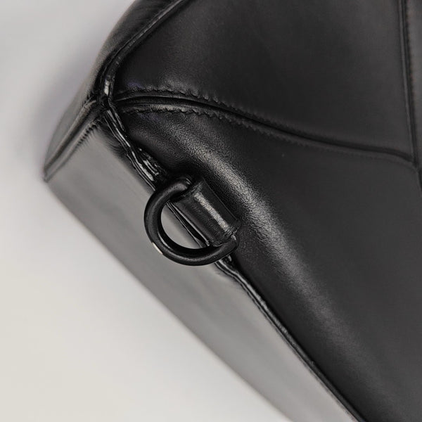 Puzzle Medium Calfskin Black