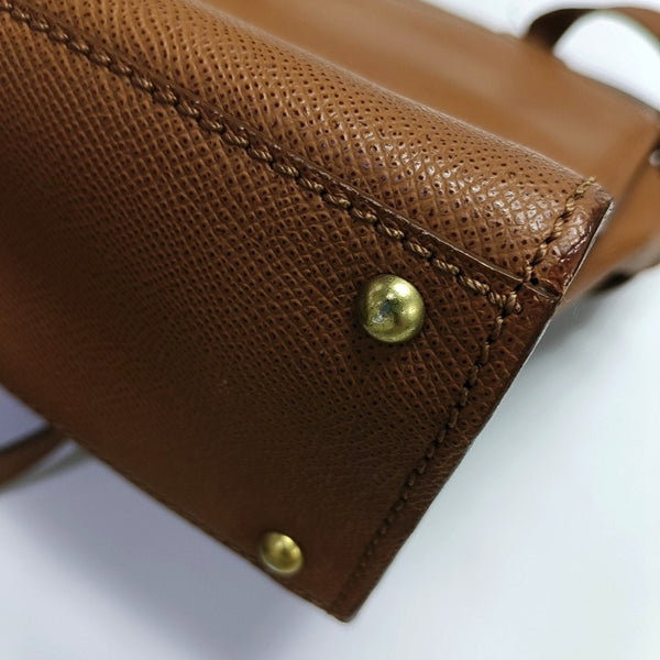 Grained Calfskin Brown