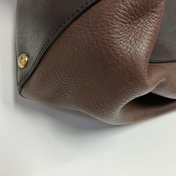 2 Jours Medium Calfskin Brown