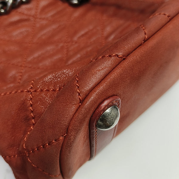 HAMPTONS CC Quilted Calfskin Red