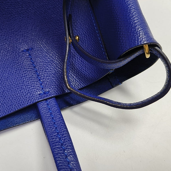VERTICAL CABAS Mini Calfskin Blue
