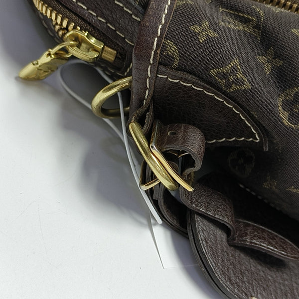 SAC A LANGER Monogram Canvas Brown