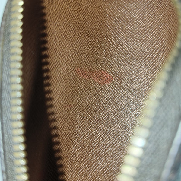 PAPILLON Mini Monogram Coated Canvas Brown