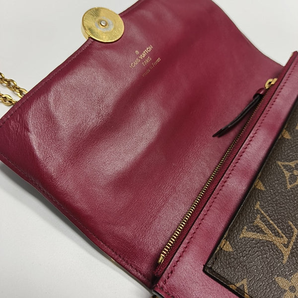 FLORE Monogram Coated Canvas Brown