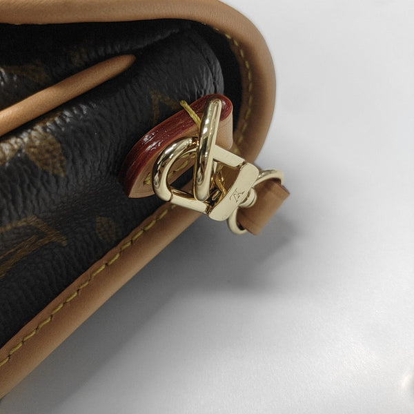 DIANE Nano Monogram Coated Canvas Brown