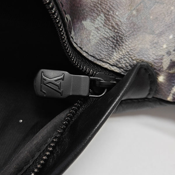 DISCOVERY Monogram Coated Canvas Black