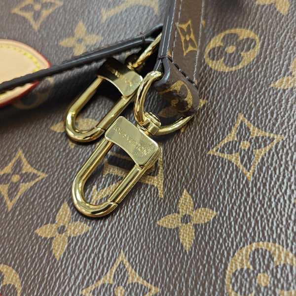 SAC PLAT BB Monogram Coated Canvas Brown