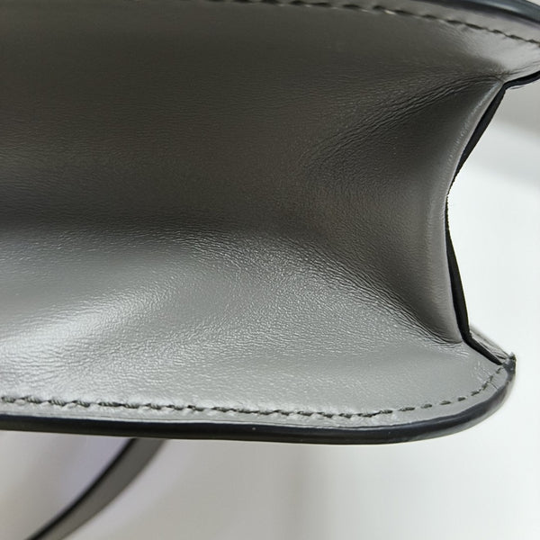 Calfskin Crossbody Bag Gray
