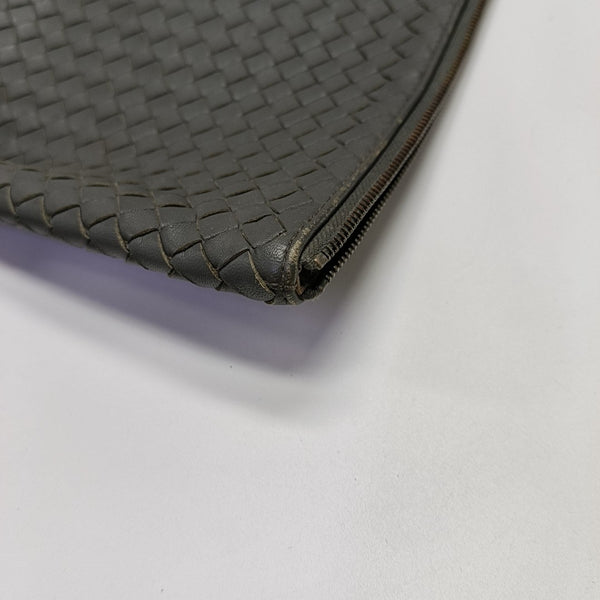 Lambskin Clutch Gray