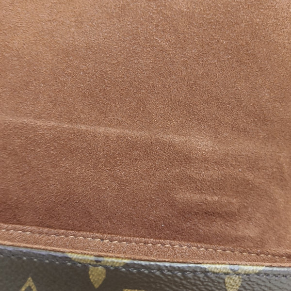 LOCKY BB Monogram Coated Canvas Brown