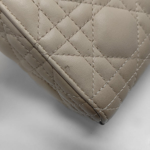 Lady Dior Mini Cannage Lambskin Beige