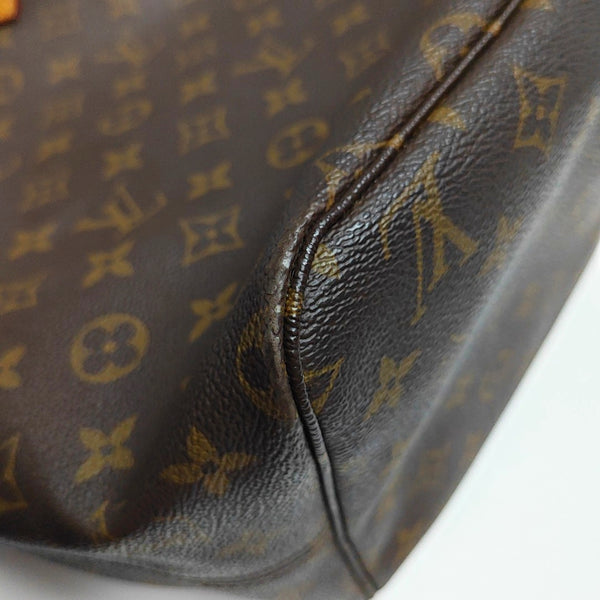 NEVERFULL GM Lona revestida Monogram Marrón