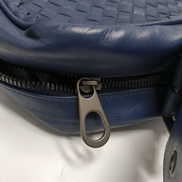 Calfskin Shoulder Bag Blue