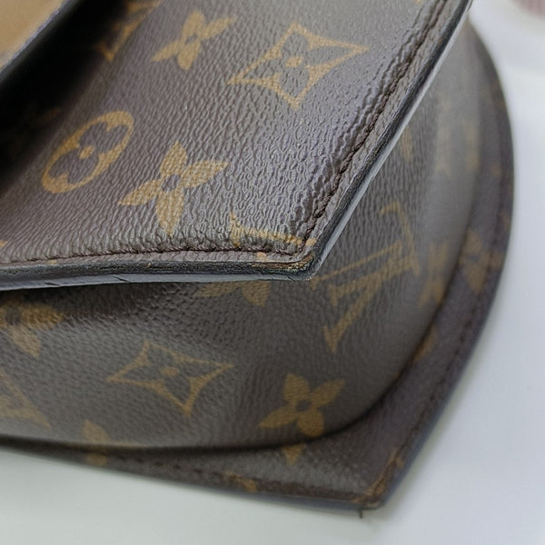 Monogram Coated Canvas Shoulder Bag Super Mini Brown