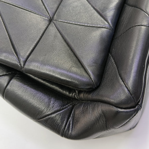 JAMIE Medium Quilted Lambskin Black