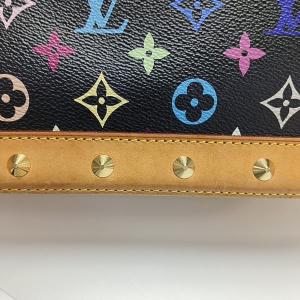 ALMA PM Monogram Coated Canvas Black