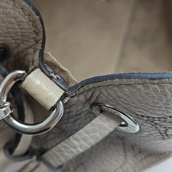 BELLA Monogram Calfskin Gray