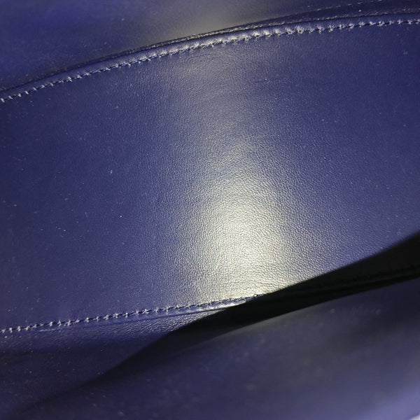 Hourglass S Calfskin Blue