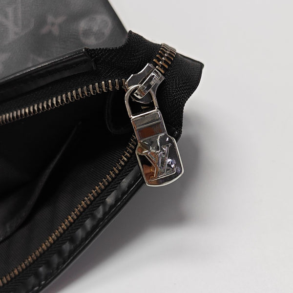 Pochette Voyag MM Monogram Coated Canvas Black