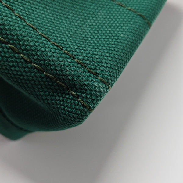 Denim Quilted Canvas Green