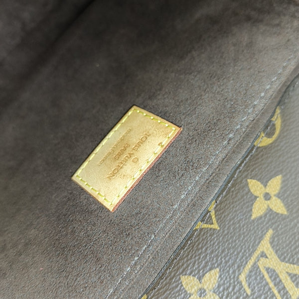 MÉTIS MM Monogram Coated Canvas Brown