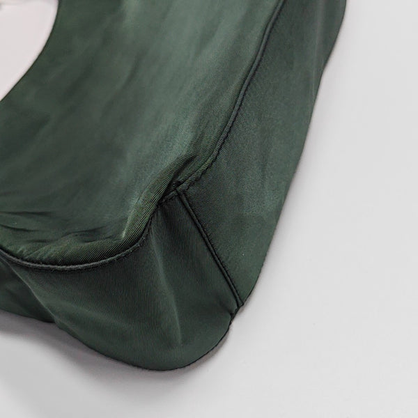 Nylon Shoulder Bag Green